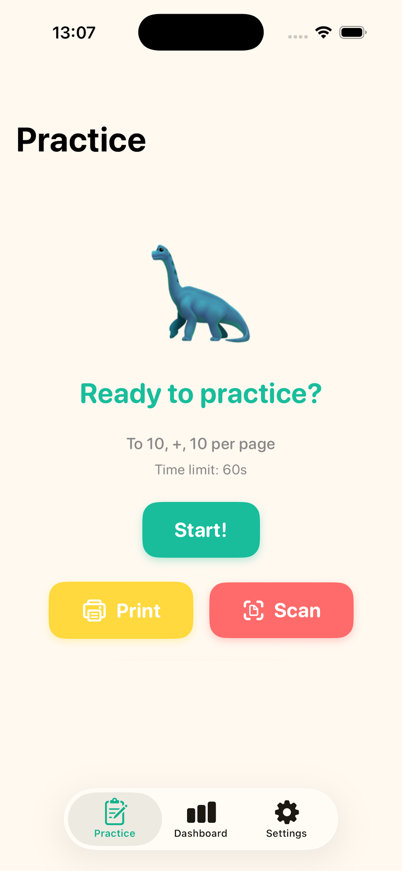 Count with Kids home screen